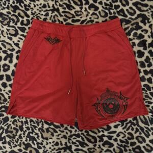 Eternal artwear red shorts